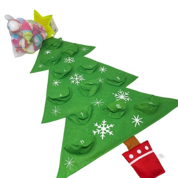 Target 31" Featherly Friends™ Christmas Tree Hanging Fabric Countdown Calendar - Picture 1 of 11
